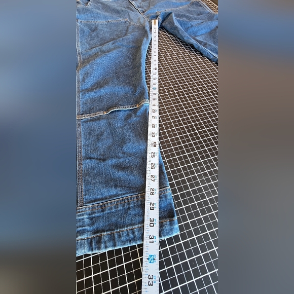 NWOT Carhartt Rugged Flex® Relaxed Fit Denim Bib Overalls with Elastane #103322 - Picture 4 of 7